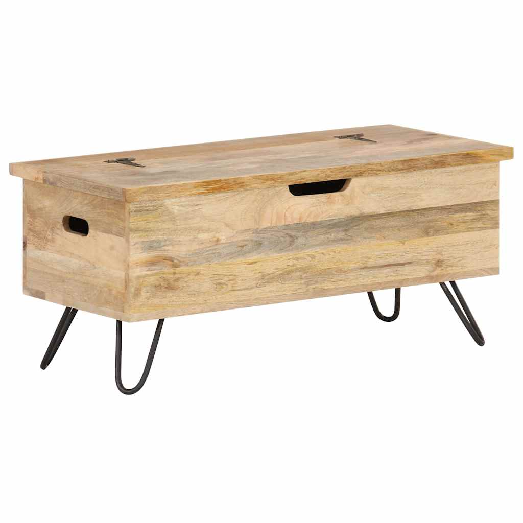 289635 vidaXL Chest 90x40x45 cm Solid Mango Wood