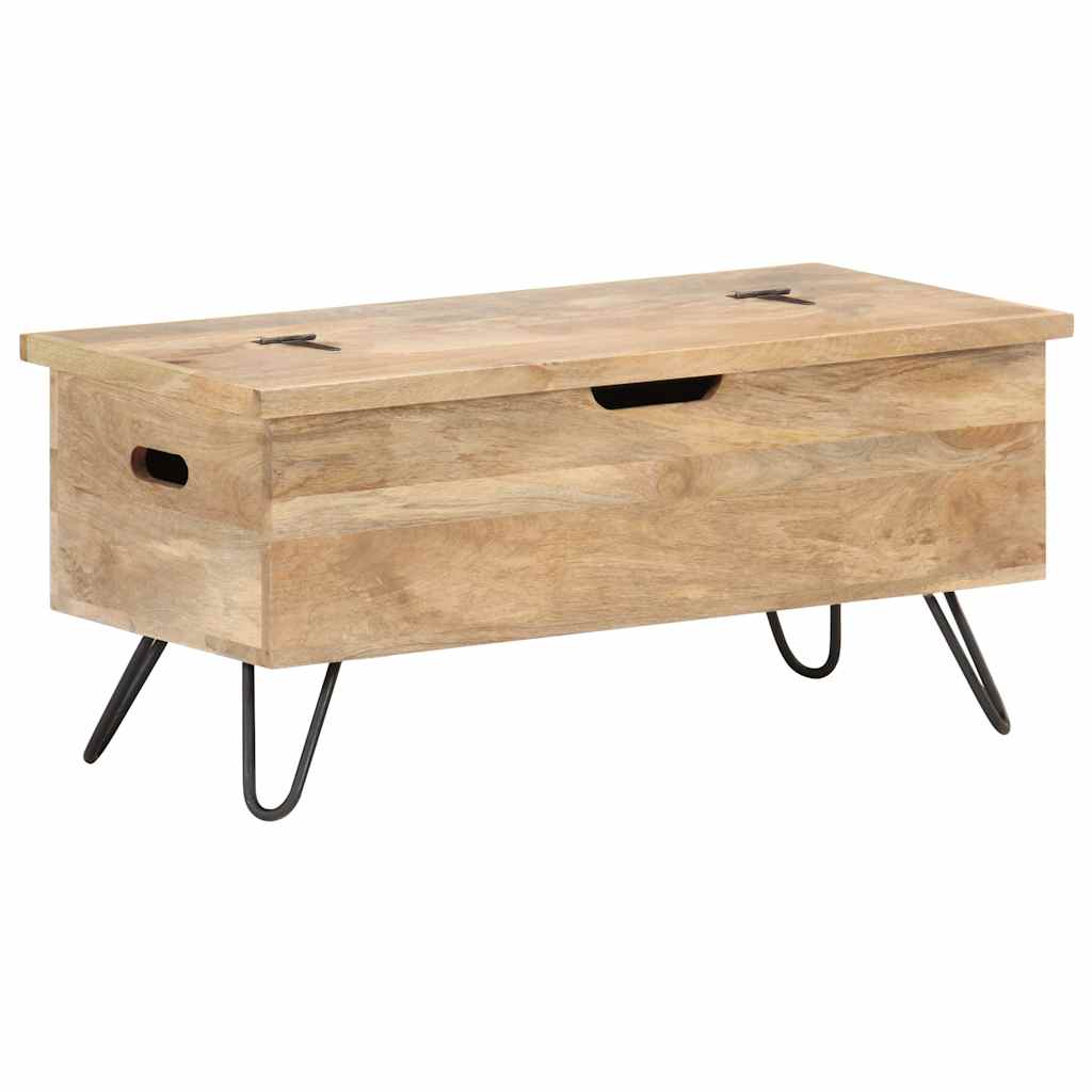289635 vidaXL Chest 90x40x45 cm Solid Mango Wood