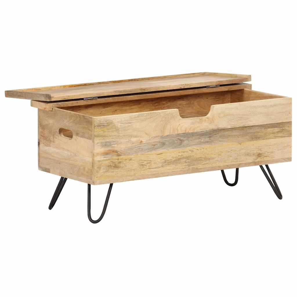 289635 vidaXL Chest 90x40x45 cm Solid Mango Wood