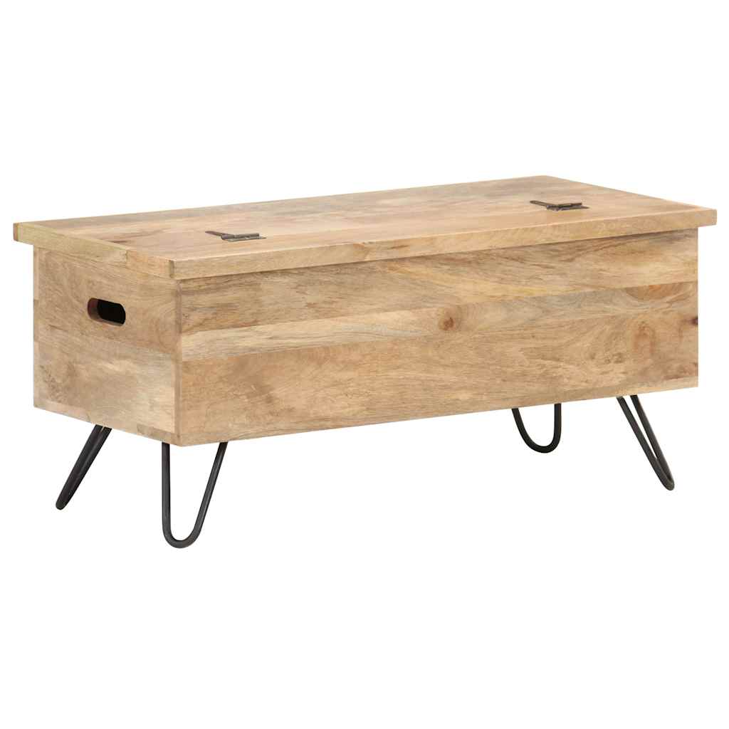289635 vidaXL Chest 90x40x45 cm Solid Mango Wood