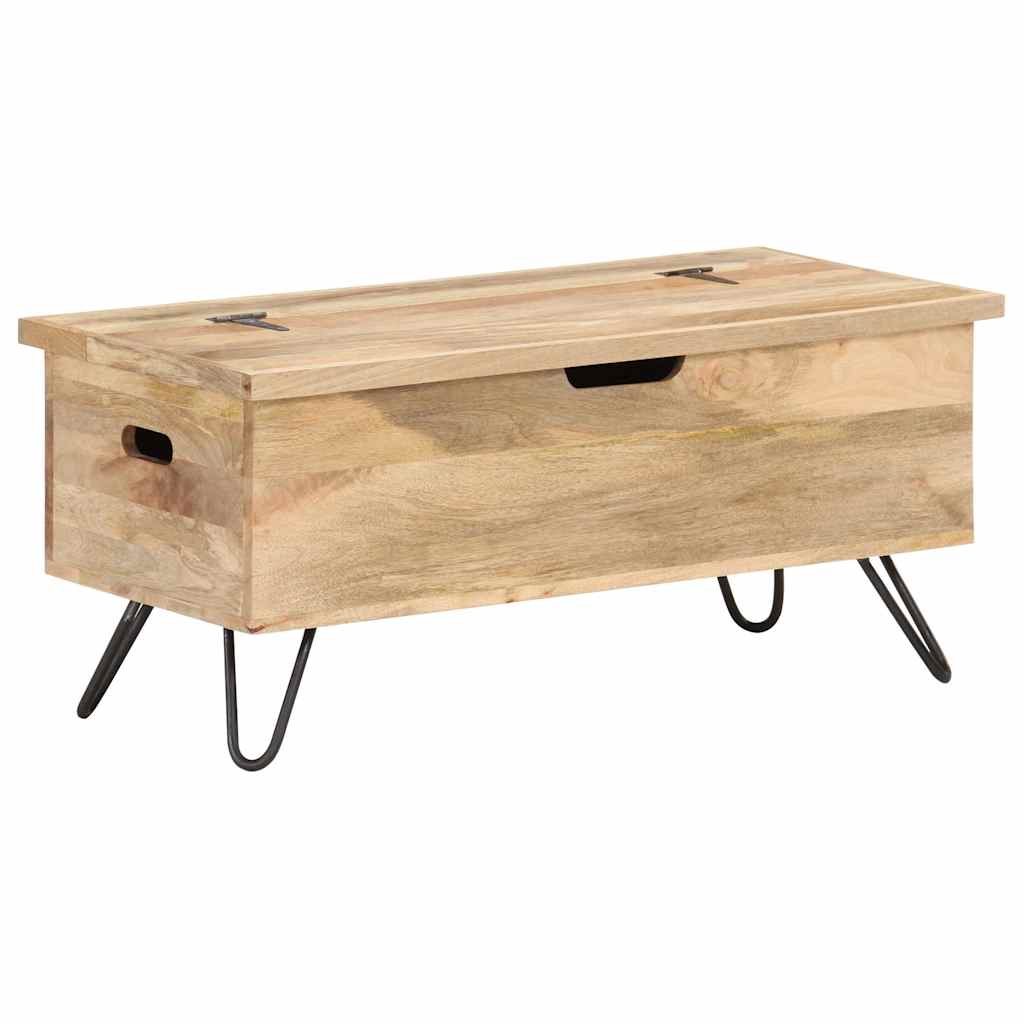 289635 vidaXL Chest 90x40x45 cm Solid Mango Wood