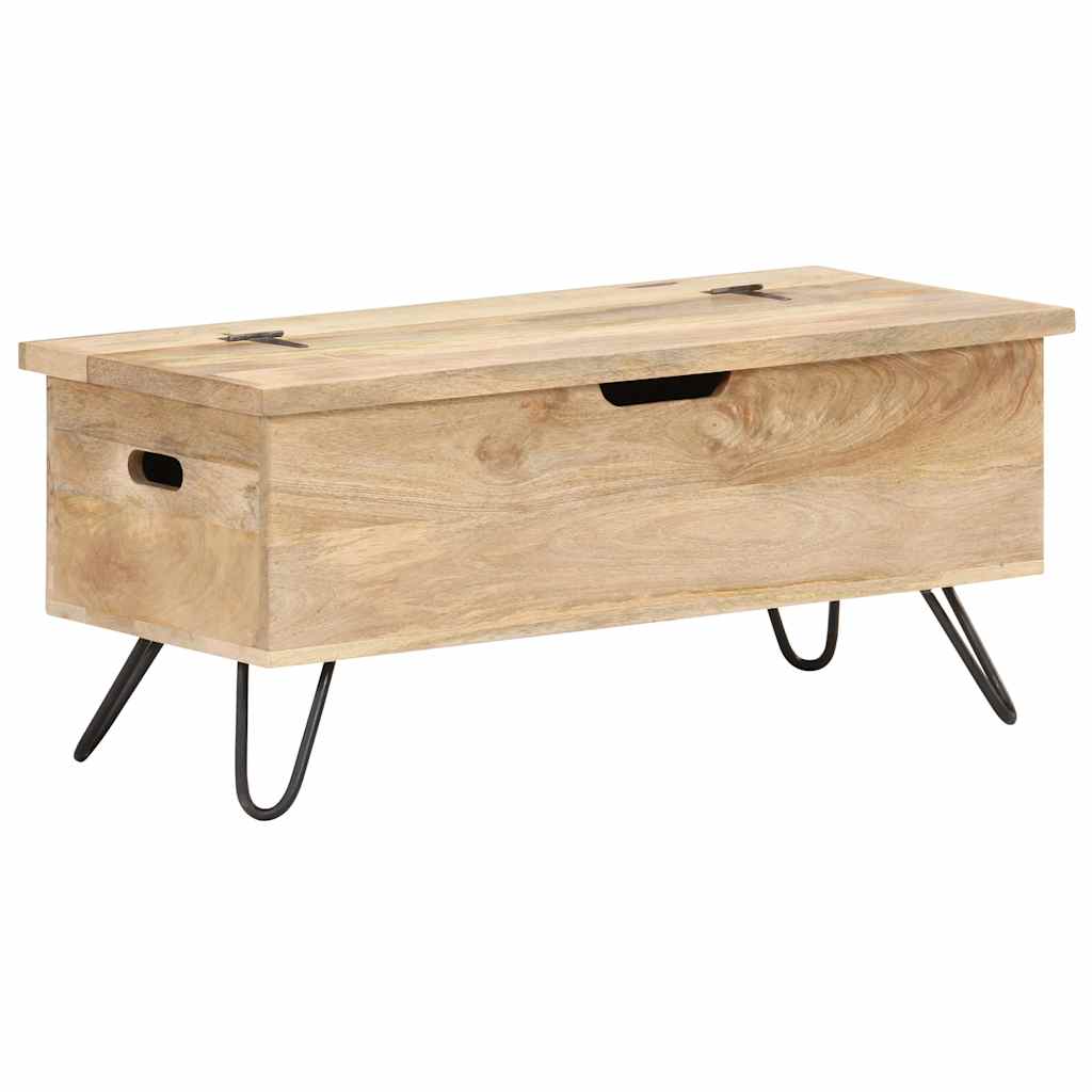 289635 vidaXL Chest 90x40x45 cm Solid Mango Wood