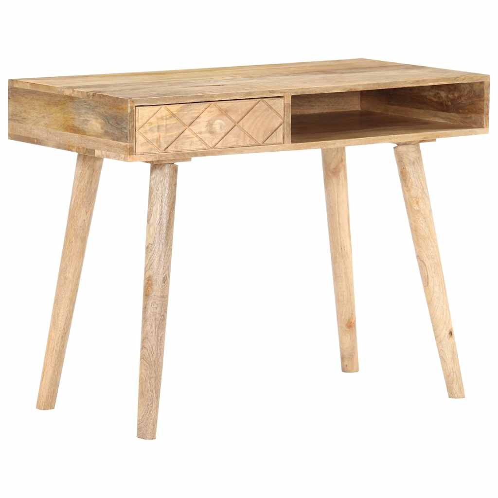 289636 vidaXL Dressing Table 100x50x76 cm Solid Mango Wood