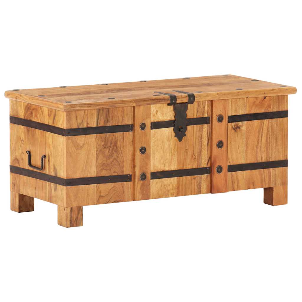 289637 vidaXL Chest 90x40x40 cm Solid Acacia Wood