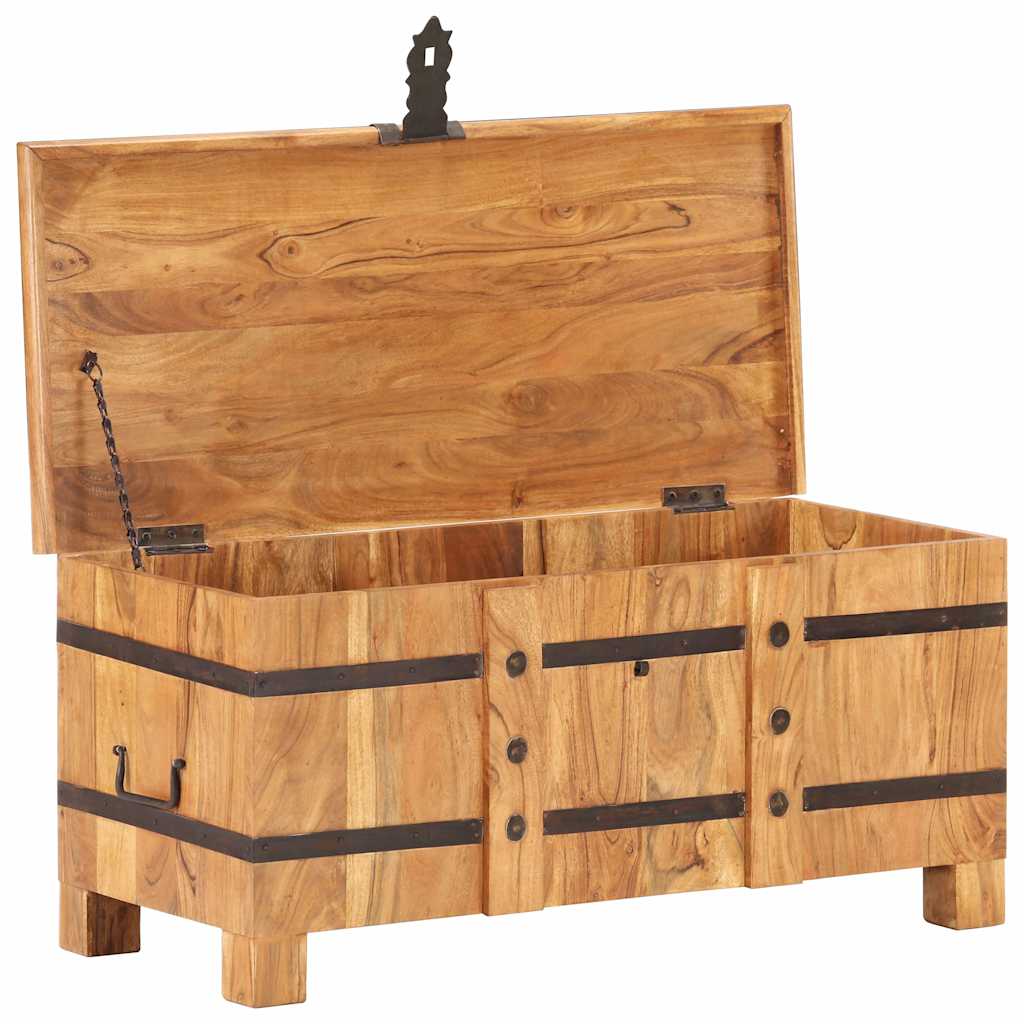 289637 vidaXL Chest 90x40x40 cm Solid Acacia Wood