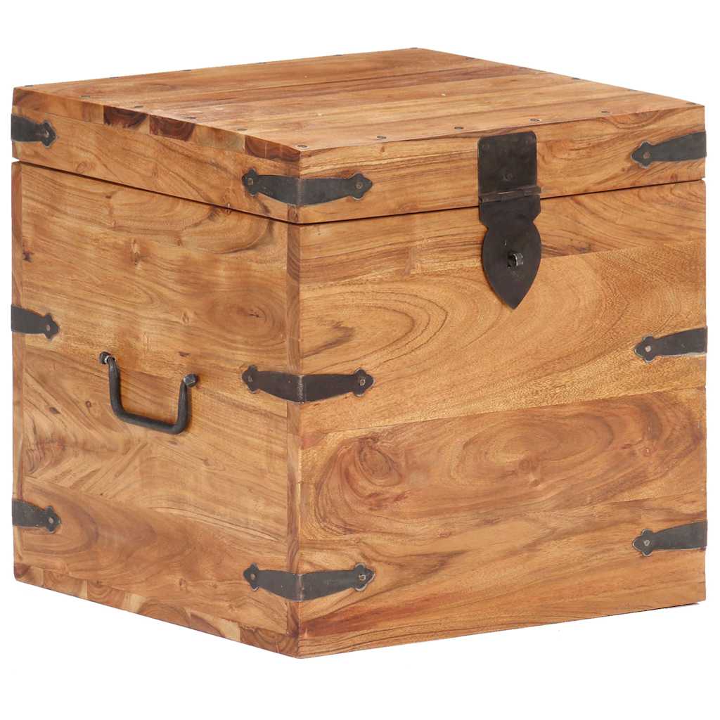 289639 vidaXL Chest 40x40x40 cm Solid Acacia Wood