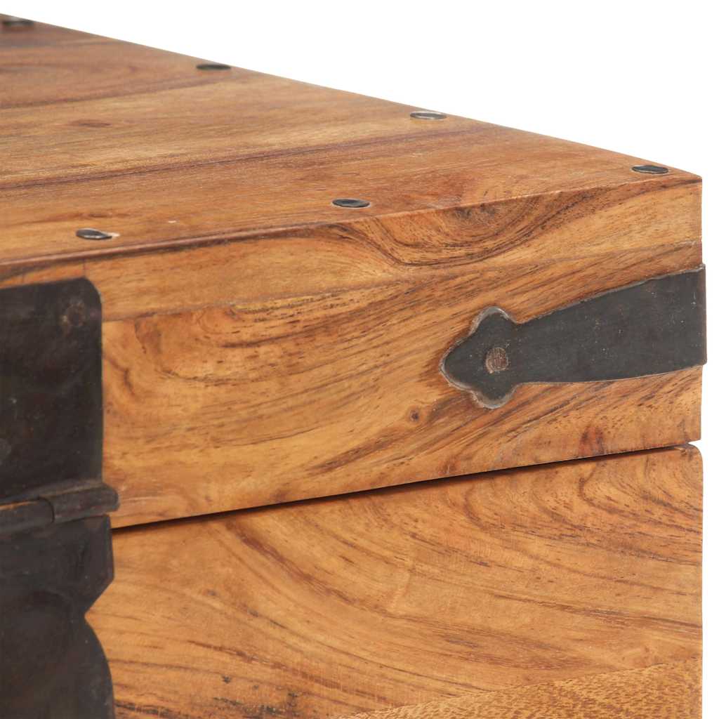 289639 vidaXL Chest 40x40x40 cm Solid Acacia Wood