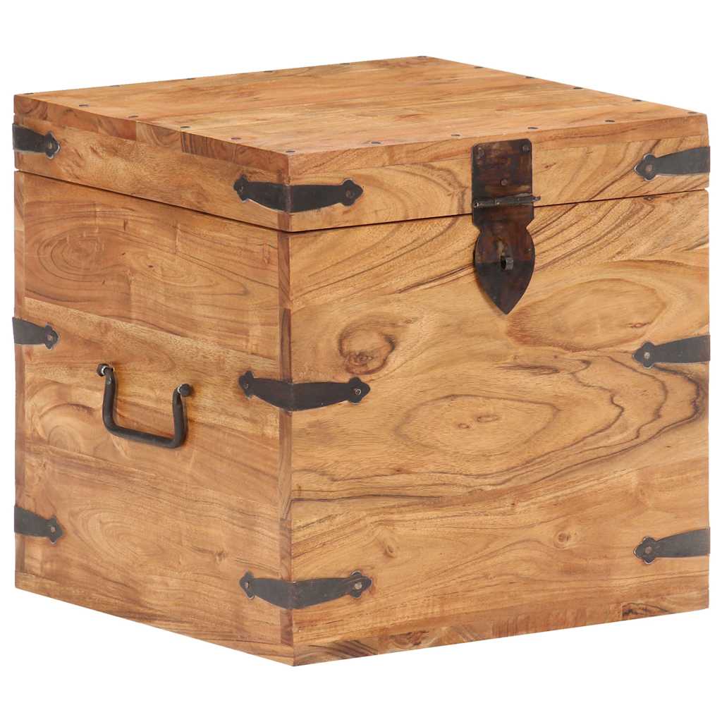 289639 vidaXL Chest 40x40x40 cm Solid Acacia Wood