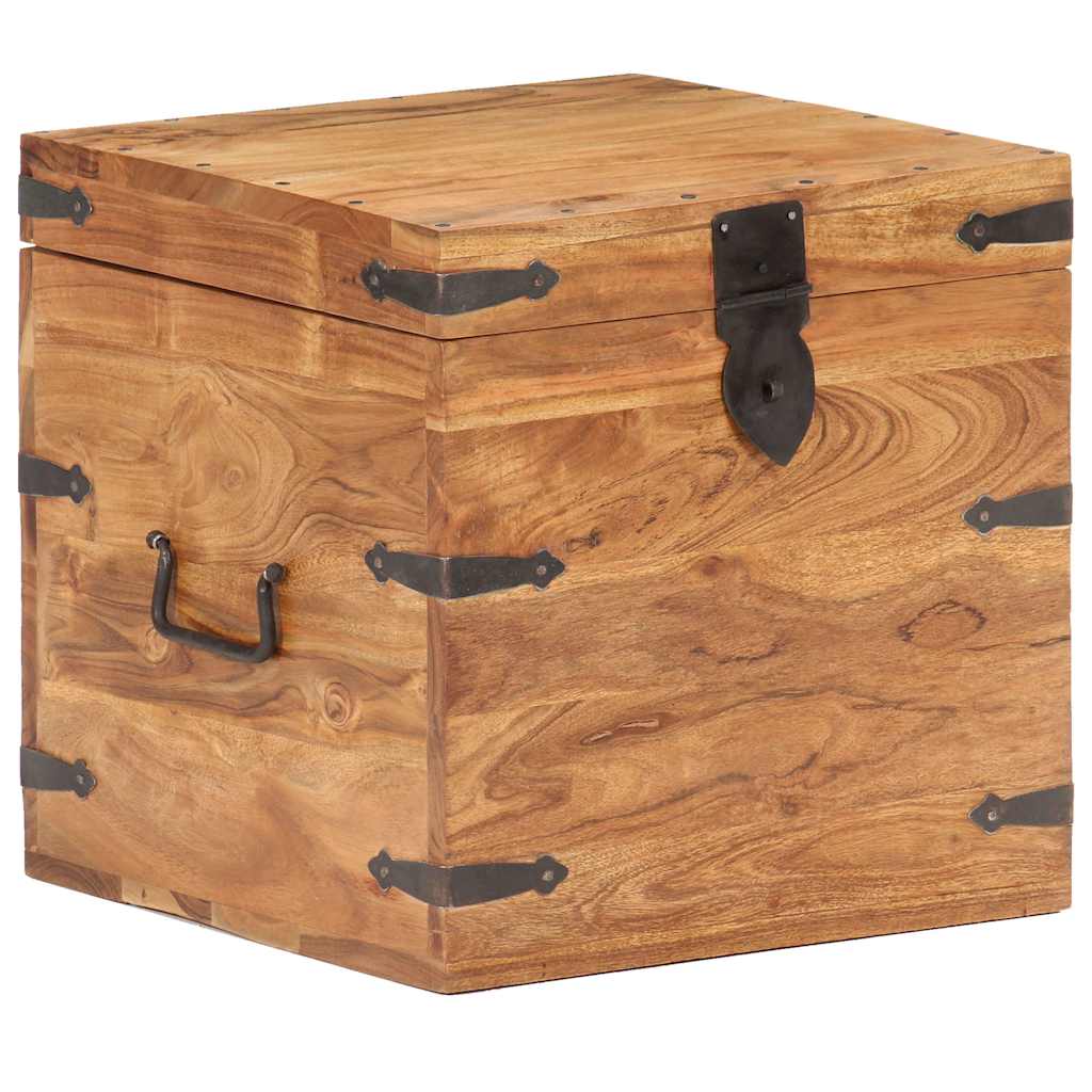 289639 vidaXL Chest 40x40x40 cm Solid Acacia Wood