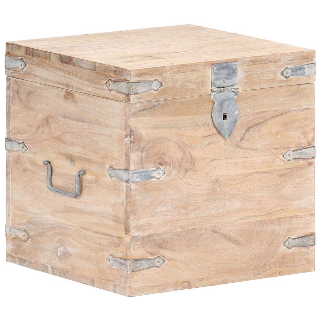 289640 vidaXL Chest 40x40x40 cm Solid Acacia Wood