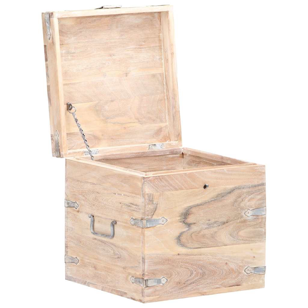 289640 vidaXL Chest 40x40x40 cm Solid Acacia Wood