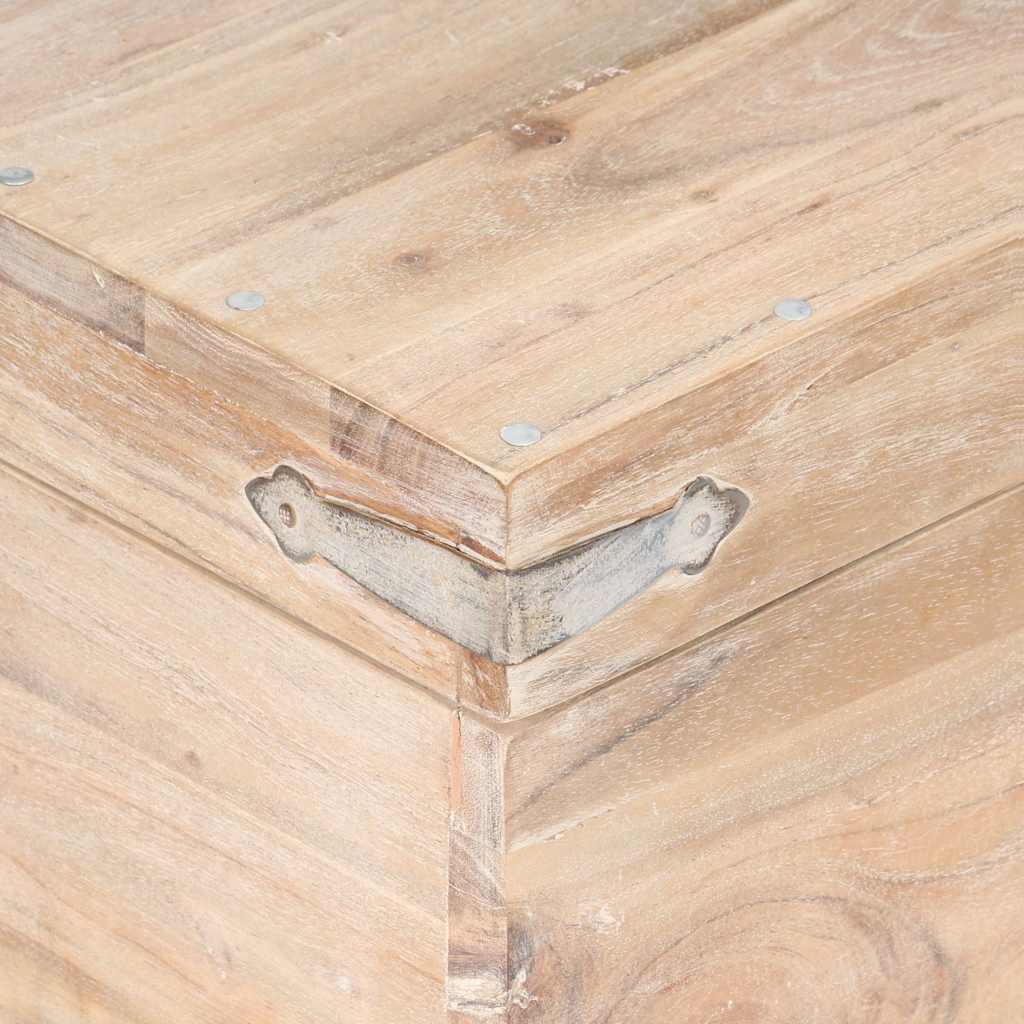 289640 vidaXL Chest 40x40x40 cm Solid Acacia Wood