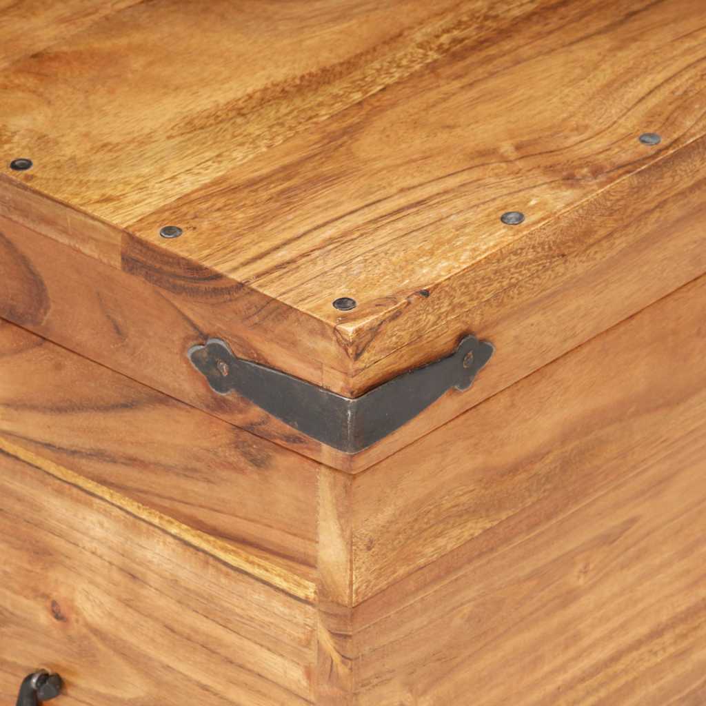 289641 vidaXL Chest 90x40x40 cm Solid Acacia Wood
