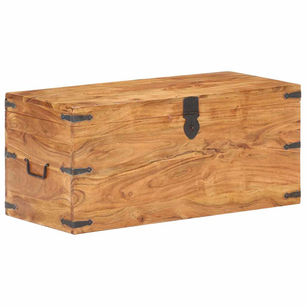289641 vidaXL Chest 90x40x40 cm Solid Acacia Wood