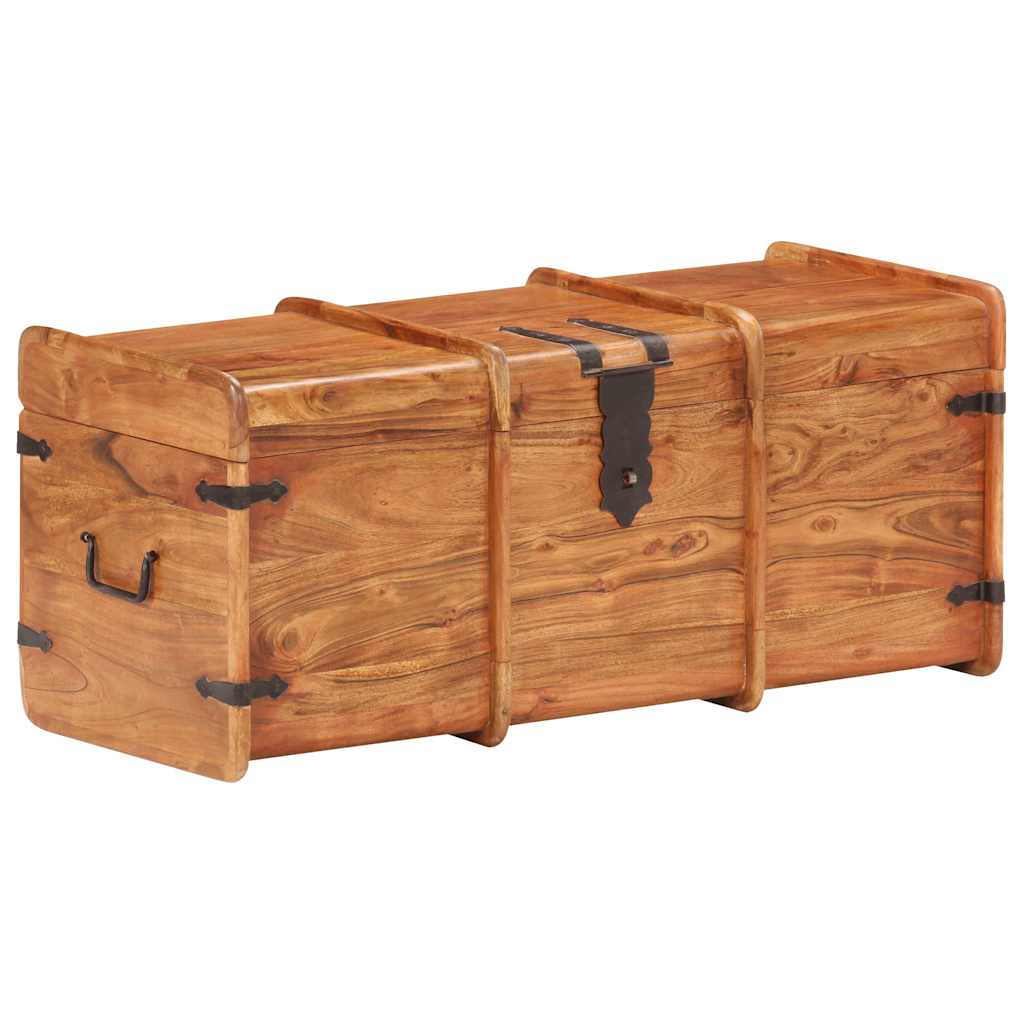 Storage Chest 90x40x40 cm Solid Acacia Wood