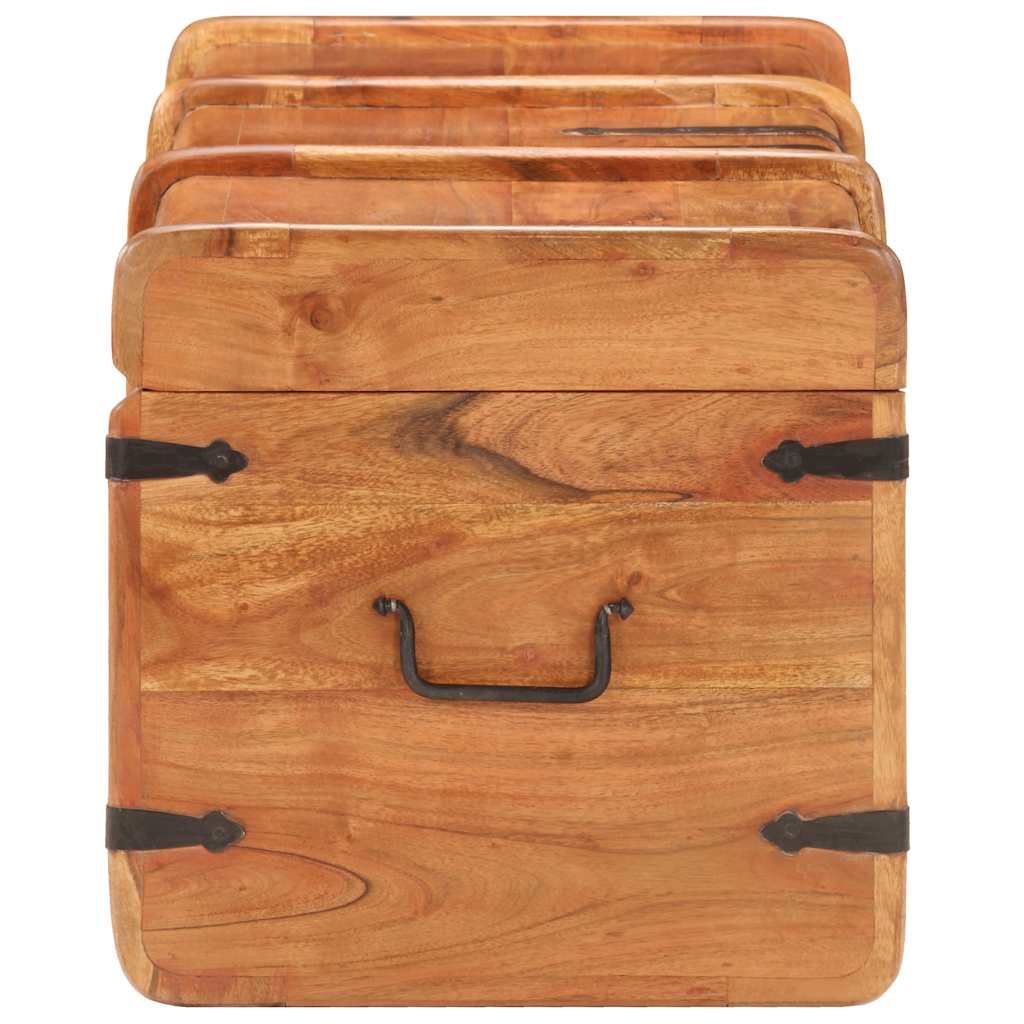 Storage Chest 90x40x40 cm Solid Acacia Wood