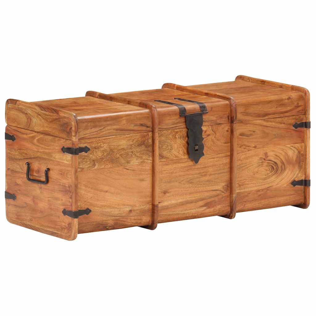 Storage Chest 90x40x40 cm Solid Acacia Wood