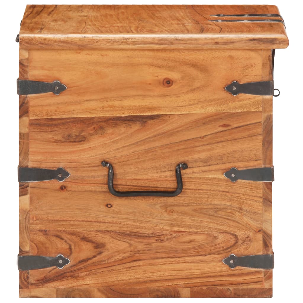 vidaXL Chest 40x40x40 cm Solid Acacia Wood