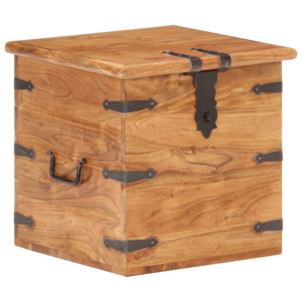 vidaXL Chest 40x40x40 cm Solid Acacia Wood