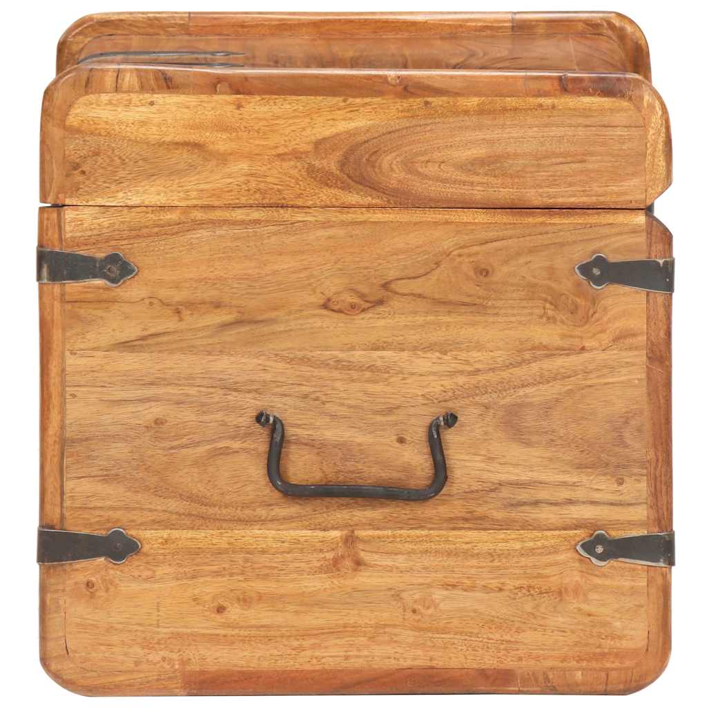289647 vidaXL Chest 40x40x40 cm Solid Acacia Wood