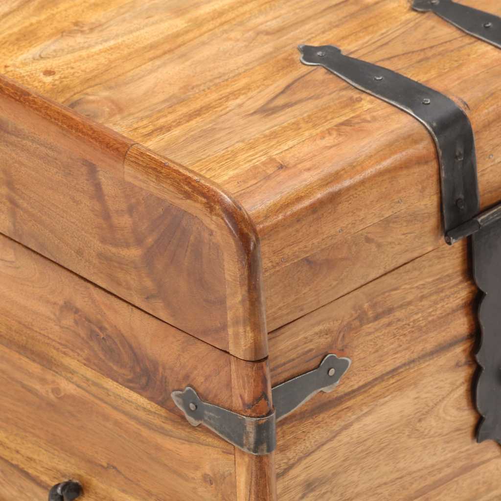 289647 vidaXL Chest 40x40x40 cm Solid Acacia Wood