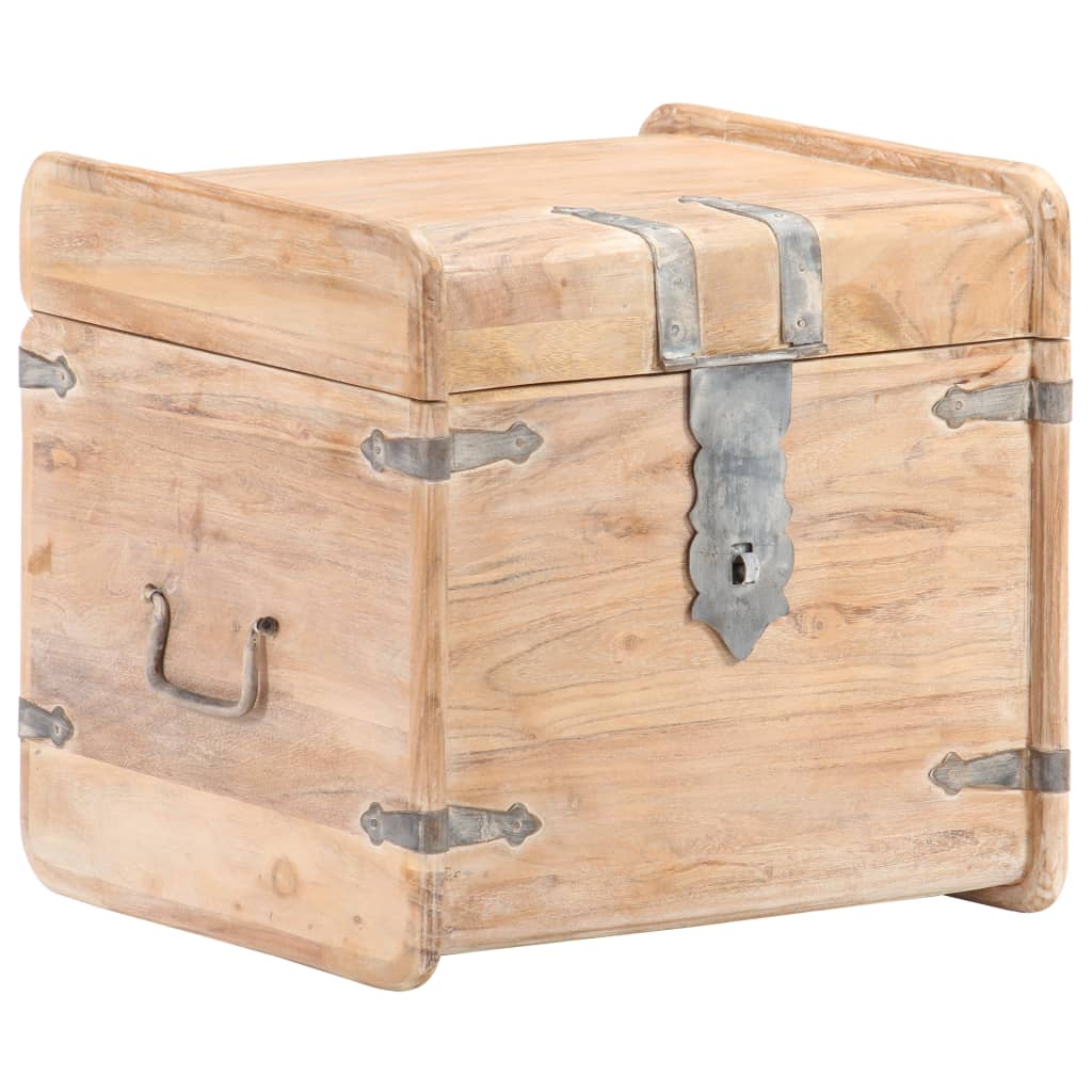 Chest 40x40x40 cm Solid Acacia Wood