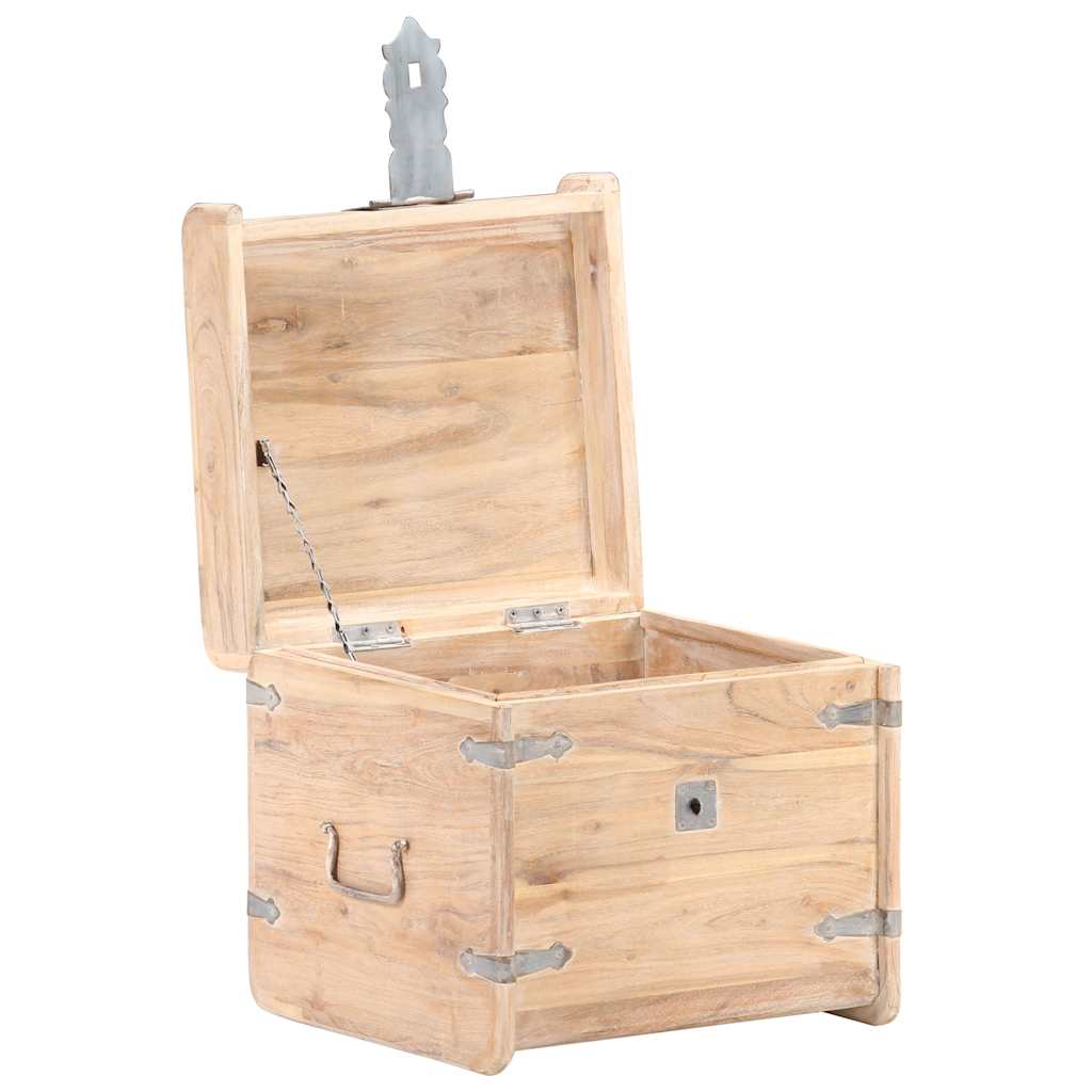 289648 vidaXL Chest 40x40x40 cm Solid Acacia Wood