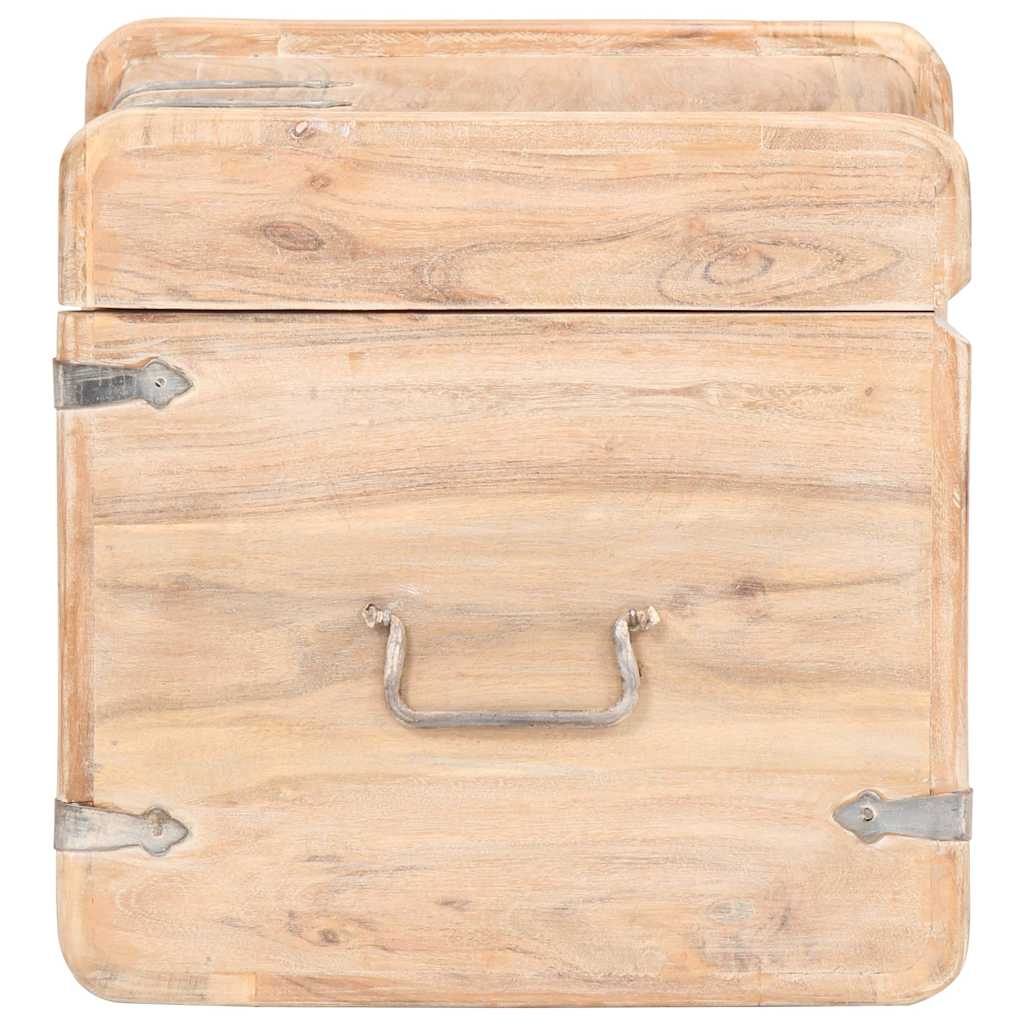 289648 vidaXL Chest 40x40x40 cm Solid Acacia Wood