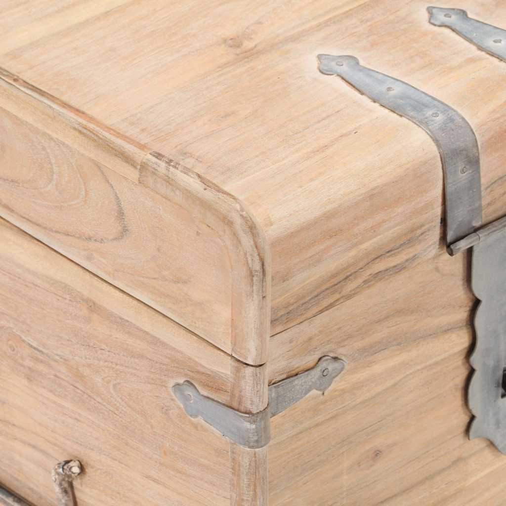 289648 vidaXL Chest 40x40x40 cm Solid Acacia Wood