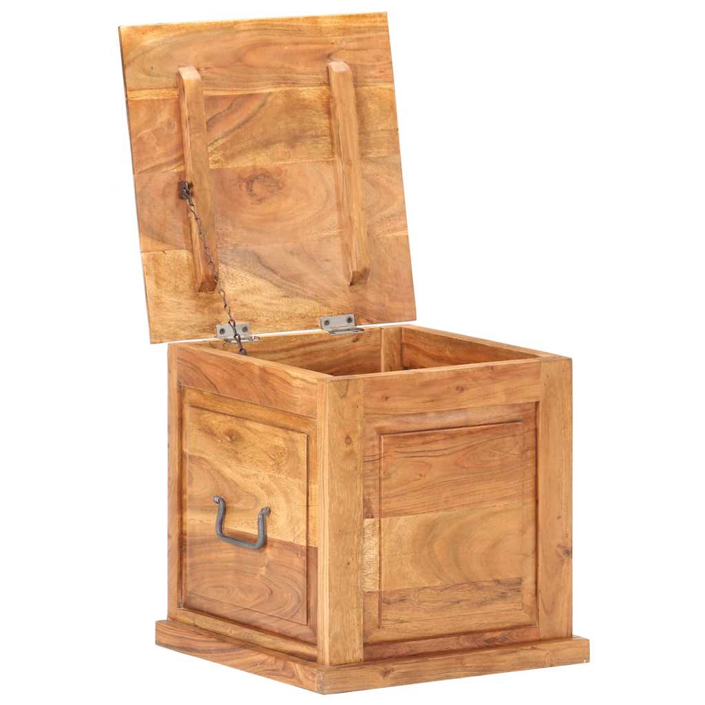 289649 vidaXL Chest 40x40x40 cm Solid Acacia Wood
