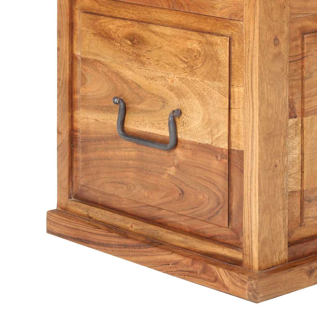 289649 vidaXL Chest 40x40x40 cm Solid Acacia Wood