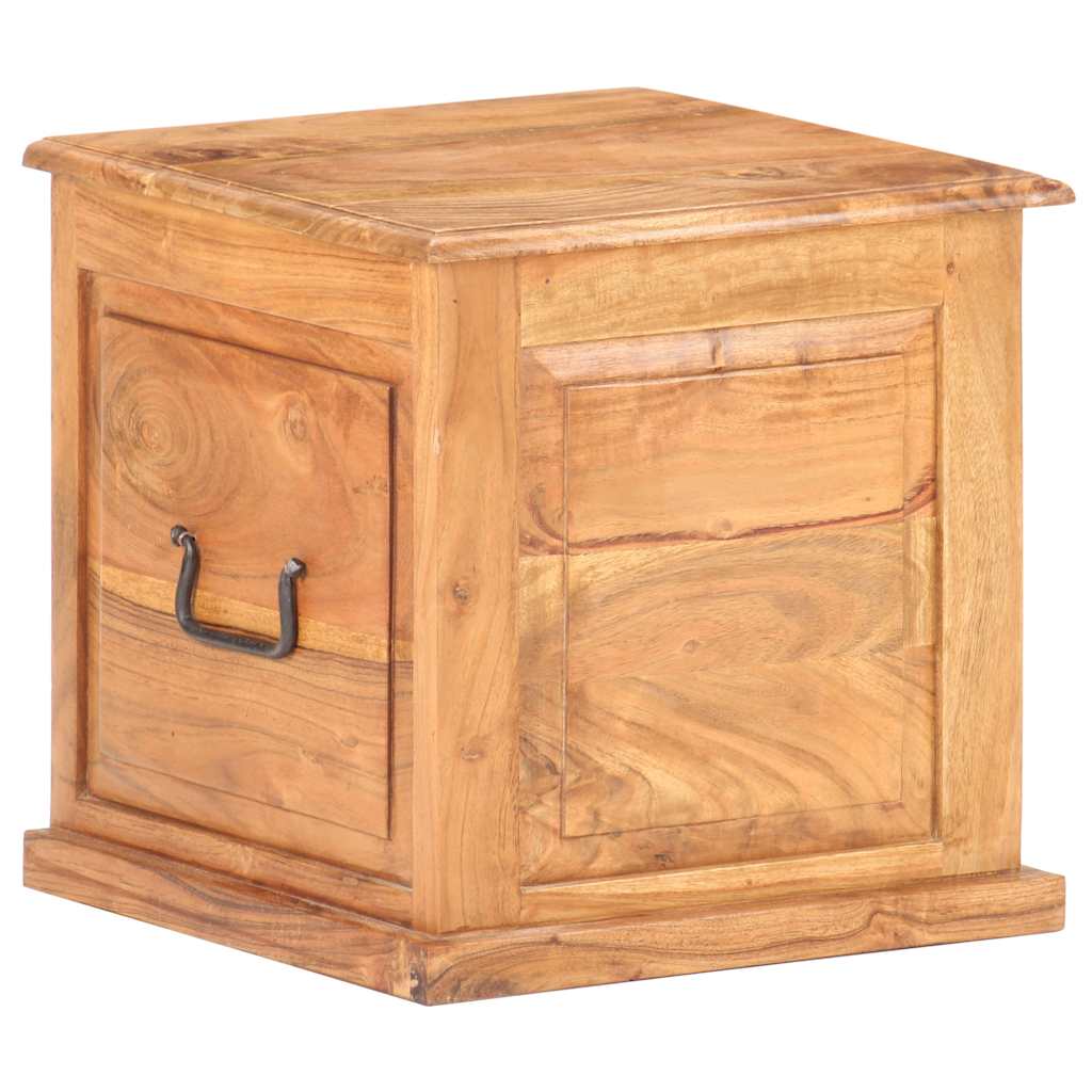 289649 vidaXL Chest 40x40x40 cm Solid Acacia Wood