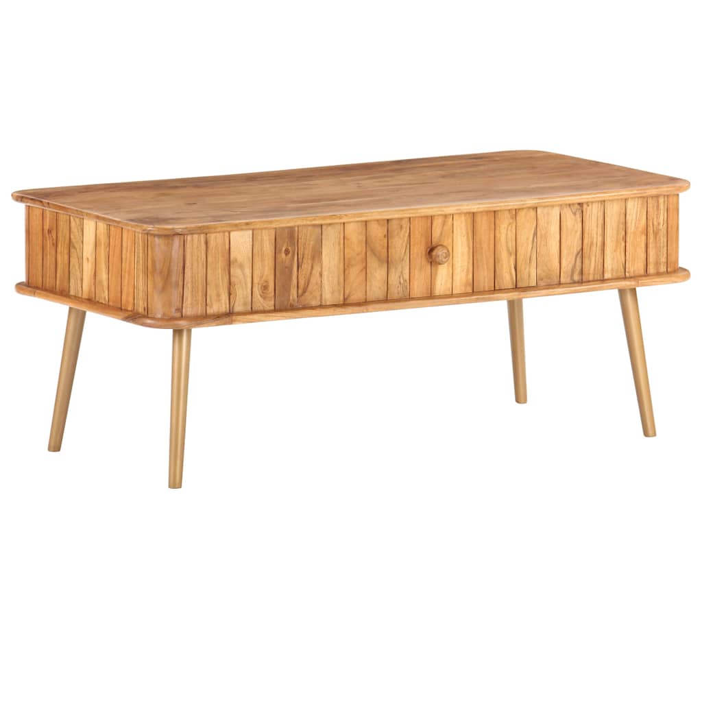 Coffee Table 100x50x40 cm Solid Acacia Wood