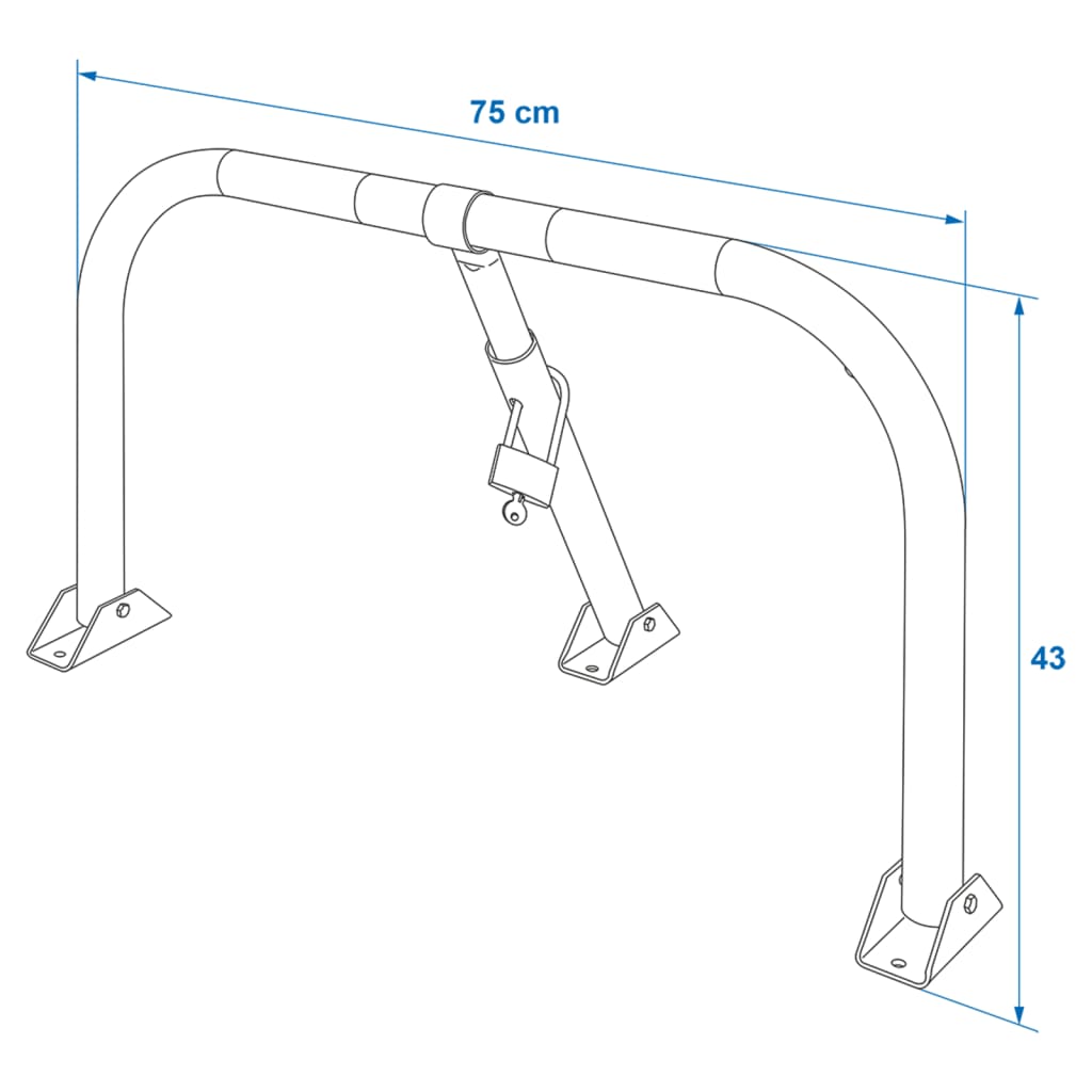 ProPlus Parking Barrier with Lock