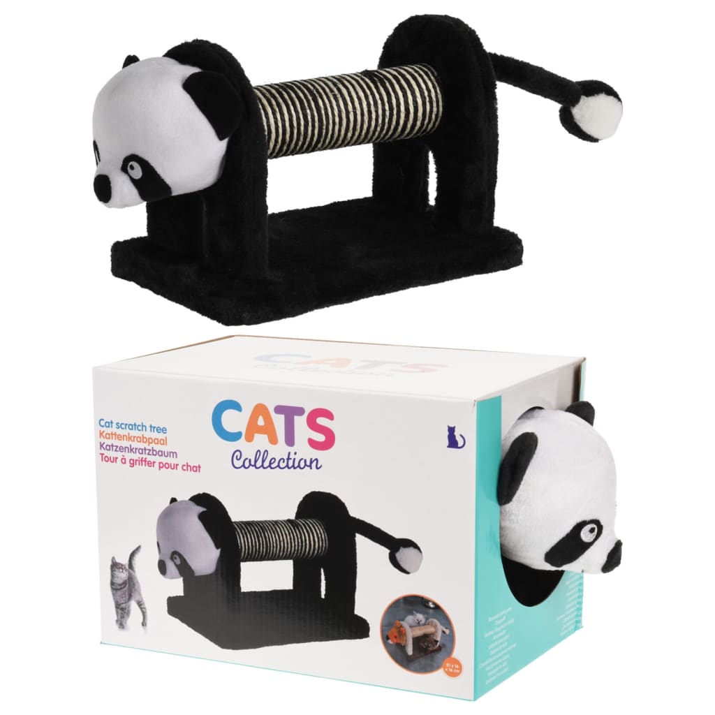 Pets Collection Cat Scratching Post Panda 51x16x16 cm