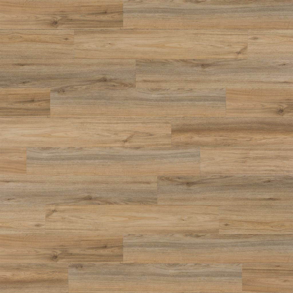 WallArt Wood Look Planks Natural Oak Latte Brown