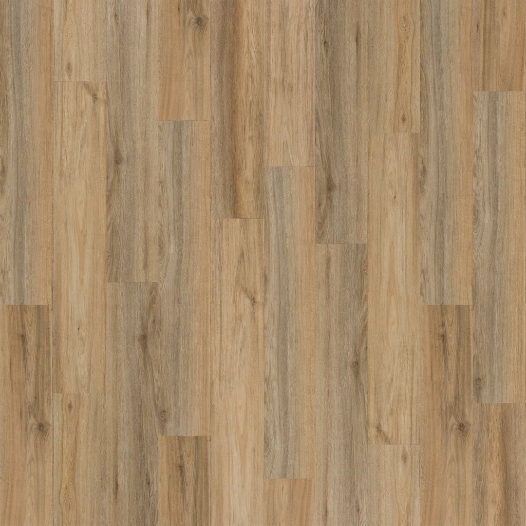 WallArt Wood Look Planks Natural Oak Latte Brown