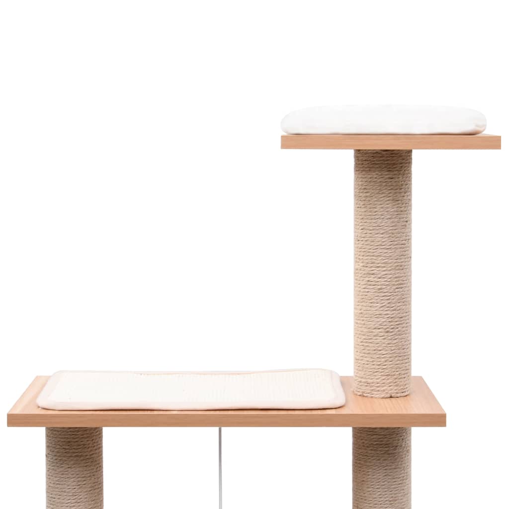 vidaXL Cat Tree with Sisal Scratching Mat 123 cm