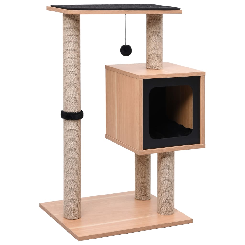 vidaXL Cat Tree with Sisal Scratching Mat 82 cm