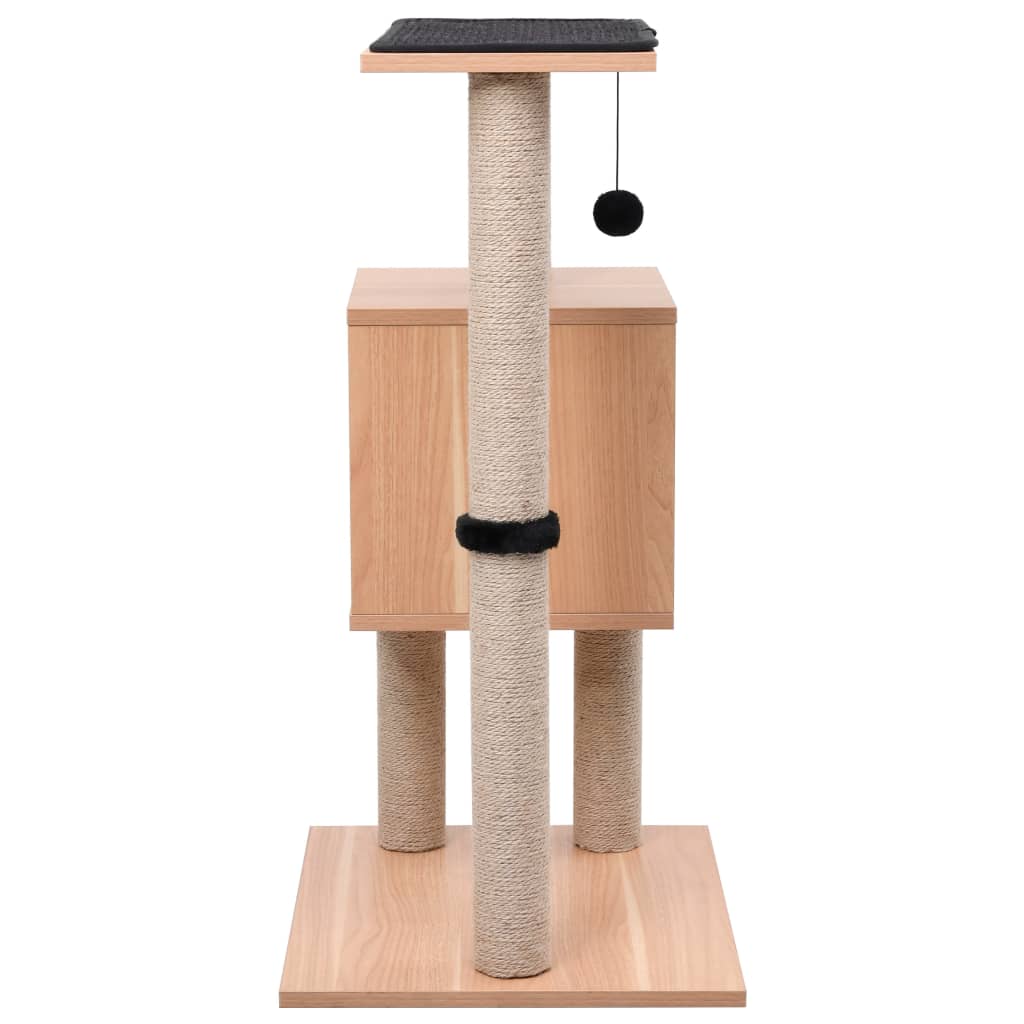 vidaXL Cat Tree with Sisal Scratching Mat 82 cm