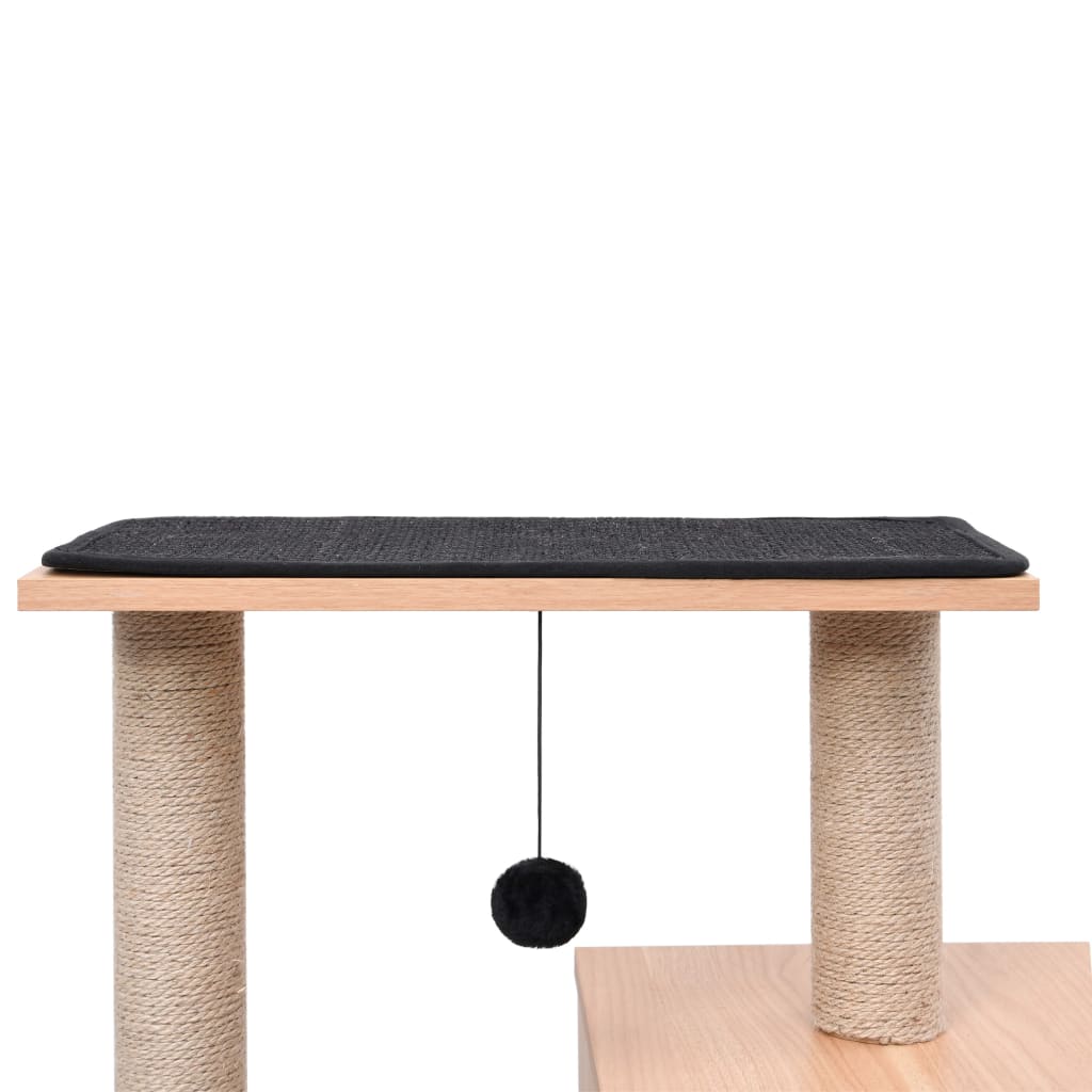 vidaXL Cat Tree with Sisal Scratching Mat 82 cm