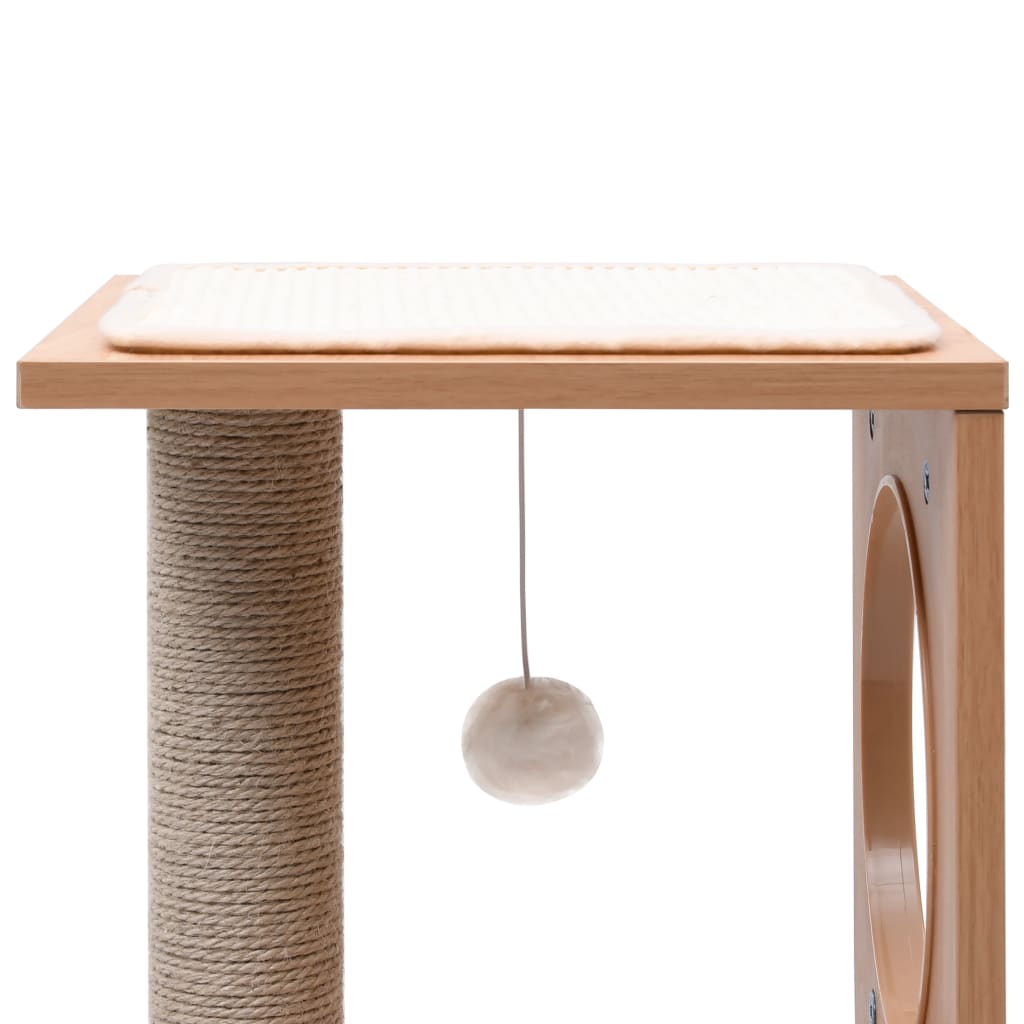 vidaXL Cat Tree with Sisal Scratching Mat 60 cm