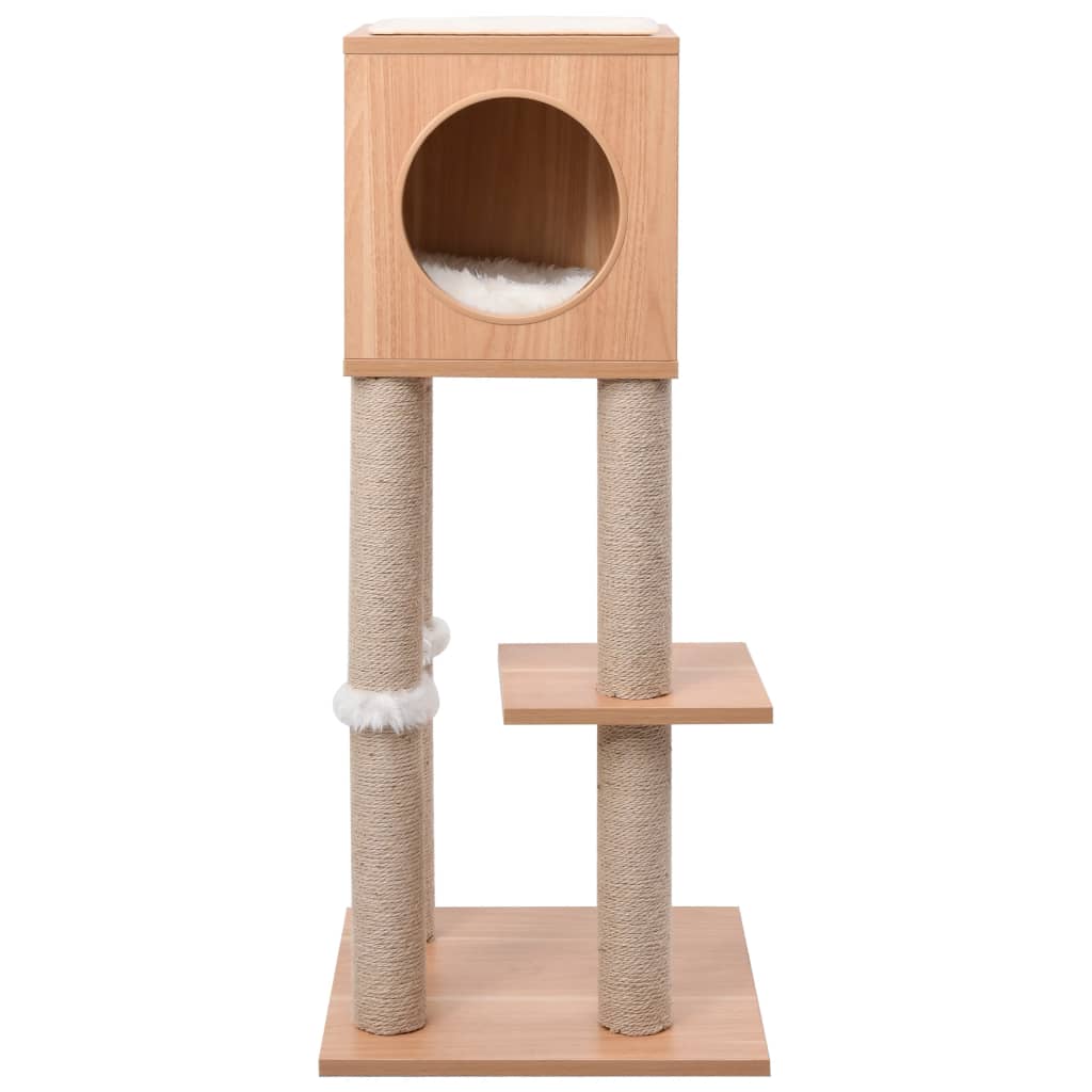 vidaXL Cat Tree with Sisal Scratching Mat 90 cm