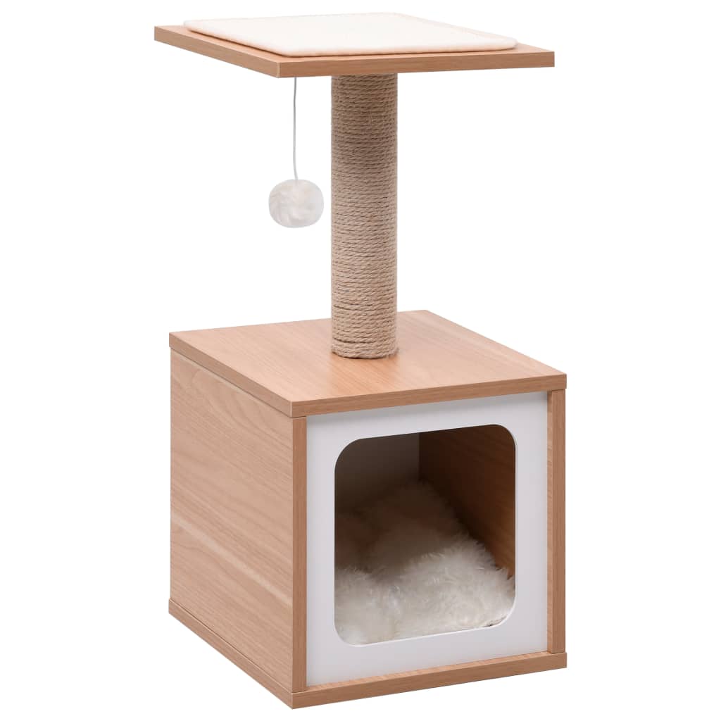 vidaXL Cat Tree with Sisal Scratching Mat 62 cm