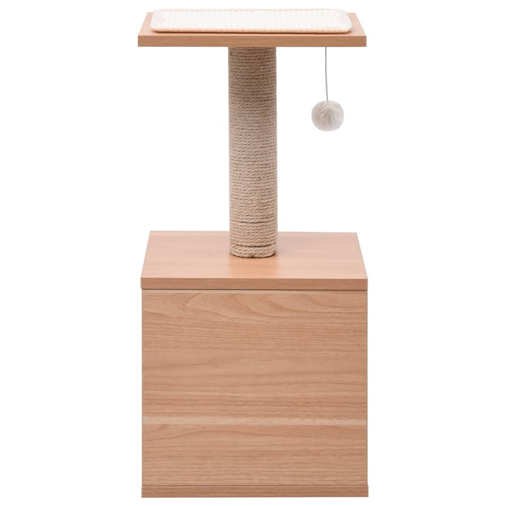 vidaXL Cat Tree with Sisal Scratching Mat 62 cm