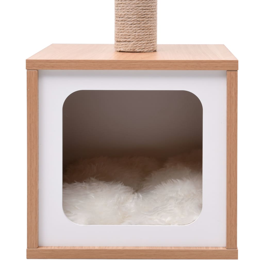 vidaXL Cat Tree with Sisal Scratching Mat 62 cm