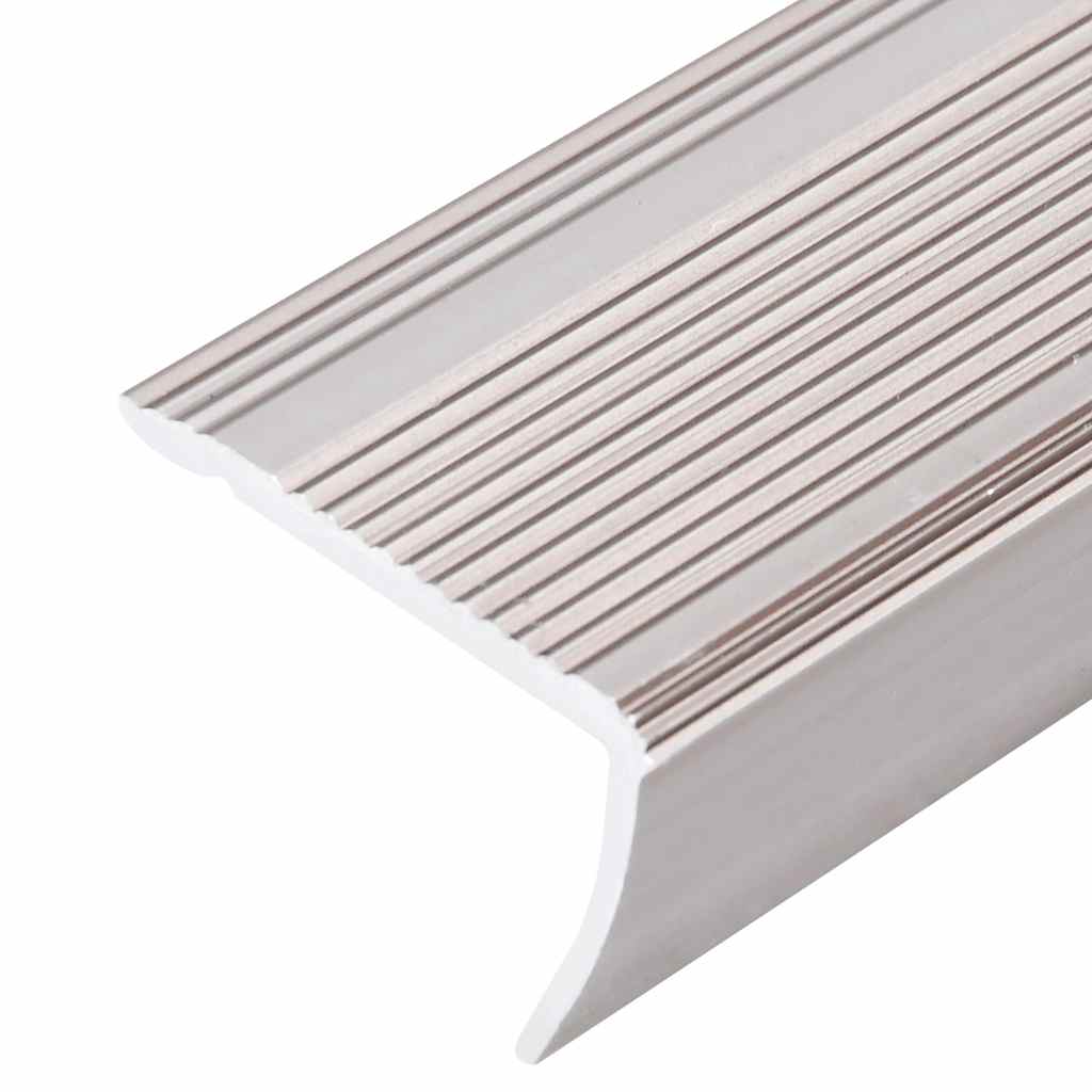 Stair Nosings in L-shape 5 pcs Aluminium 90 cm Champagne