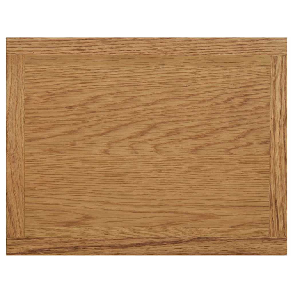 289183 vidaXL Magazine Table 45x35x55 cm Solid Oak Wood