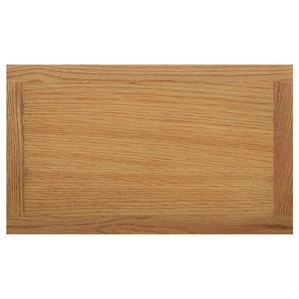 289184 vidaXL Magazine Table 45x27x42 cm Solid Oak Wood