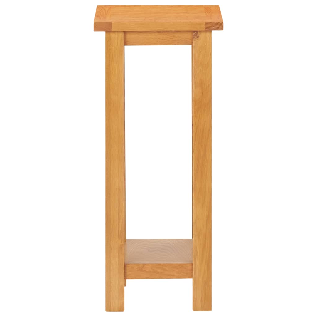 289185 vidaXL Side Table 27x24x55 cm Solid Oak Wood